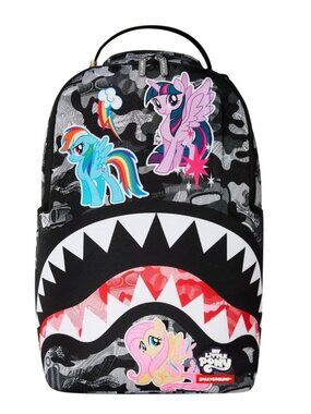 Sprayground My Little Pony Magic Backpack🔥New Black Bookbag Large School Bag